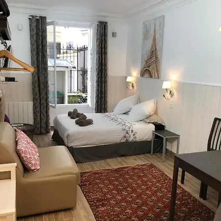 Lägenhetshotell Studio Au Rez-De-Chaussee Porte De Versailles Hs7