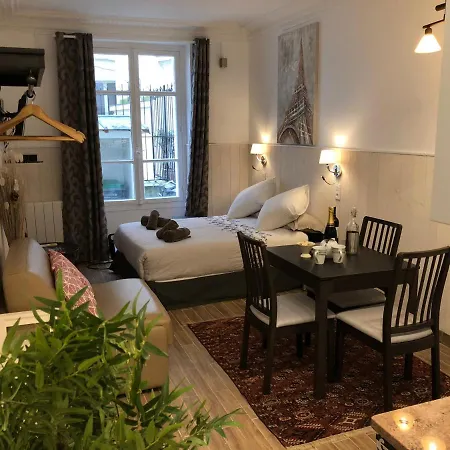 Lägenhetshotell Studio Au Rez-De-Chaussee Porte De Versailles Hs7 *